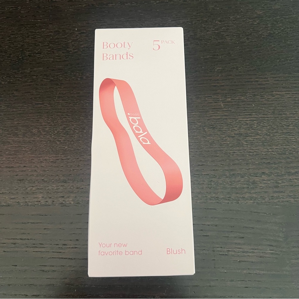 NWT BALA Booty Bands in blush pink